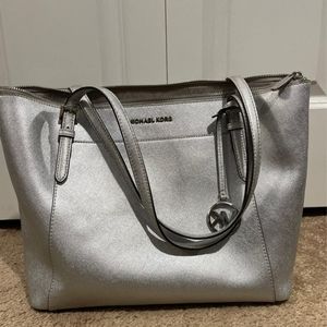 Michael Kors silver purse